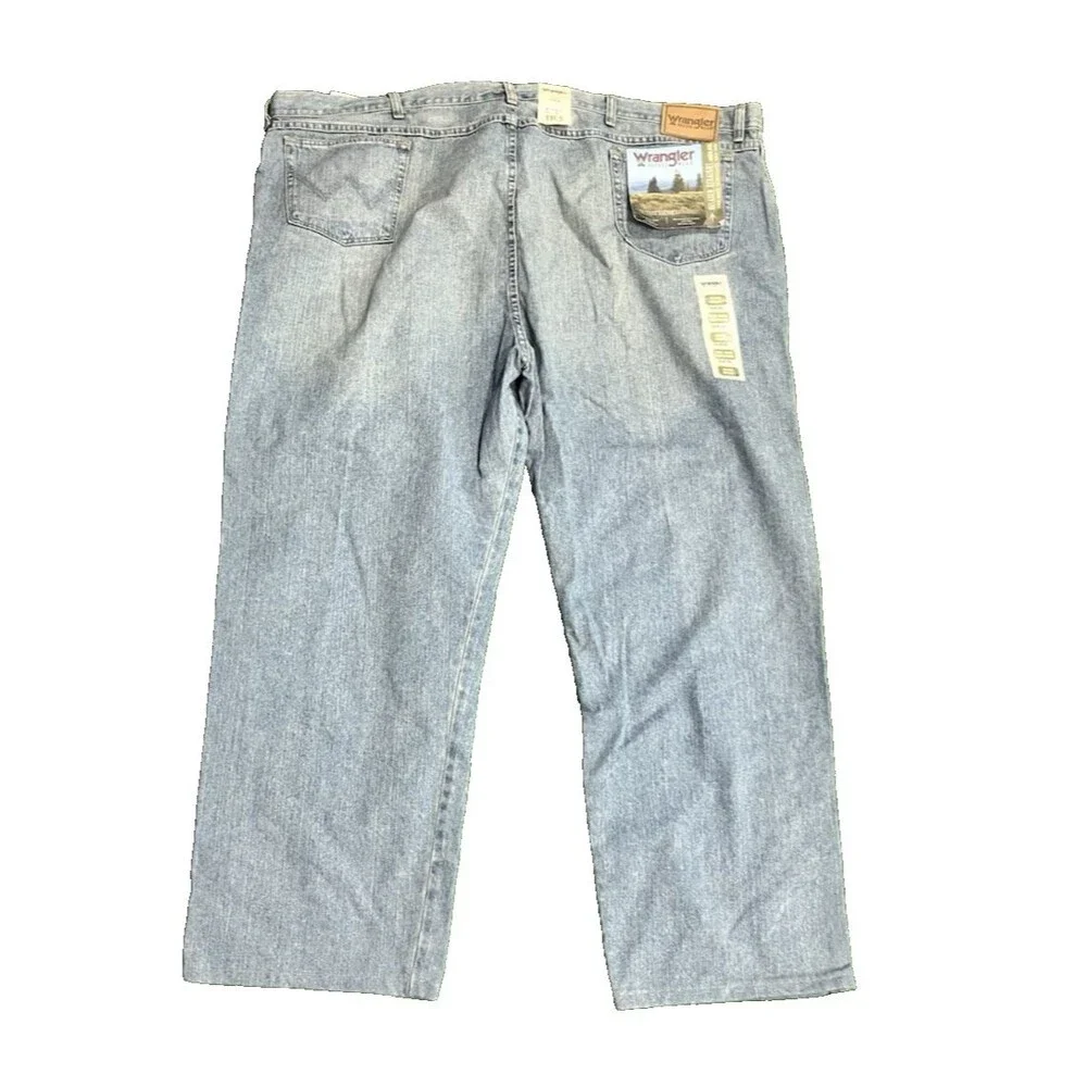 Wrangler Jeans Straight Leg  31000GS NEW   Light  Blue SZ 54X31 - Picture 2 of 7